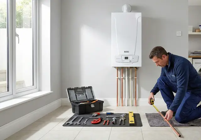 Installation einer neuen Baxi Therme